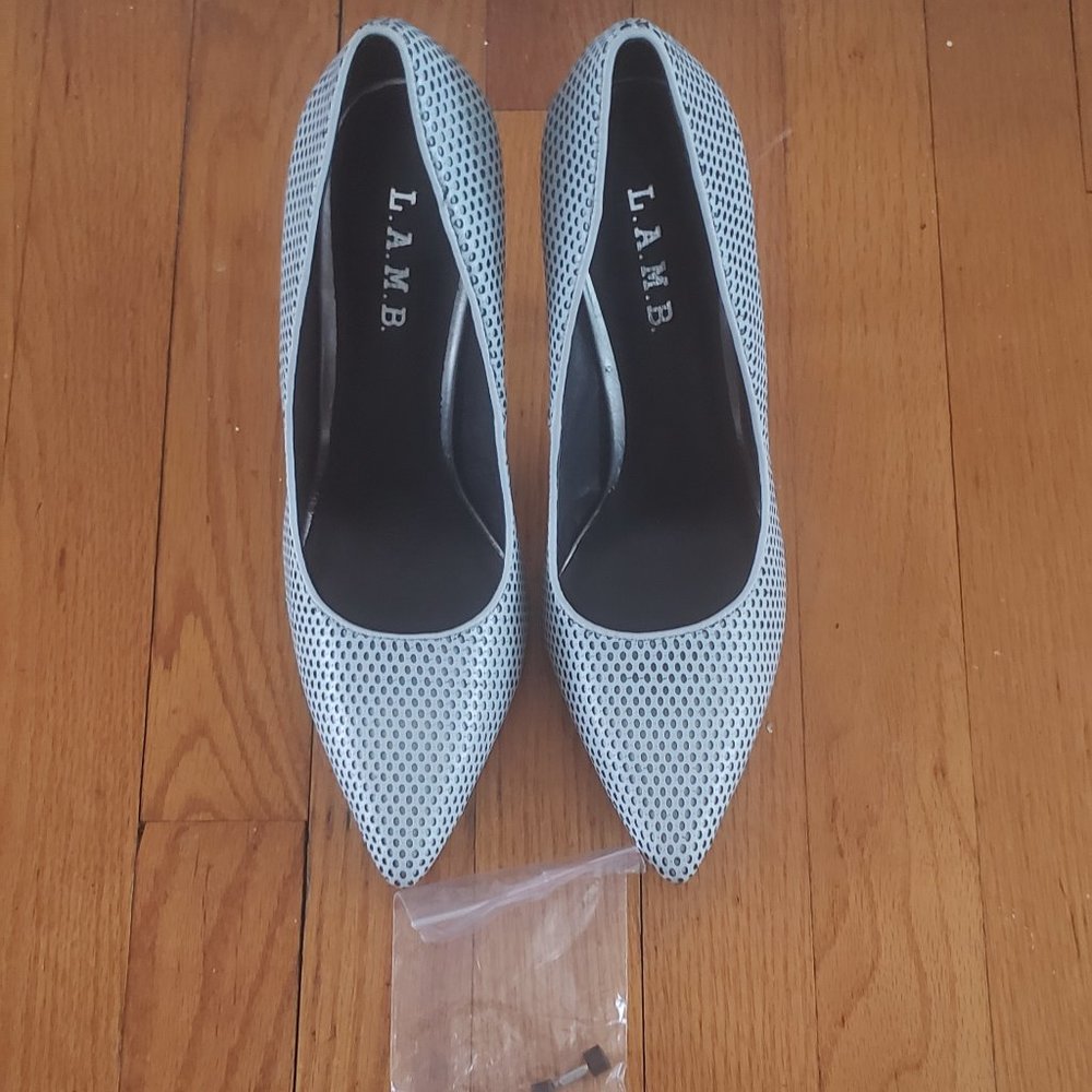 Greyish Black Lamb Heels - Picture 4 of 11